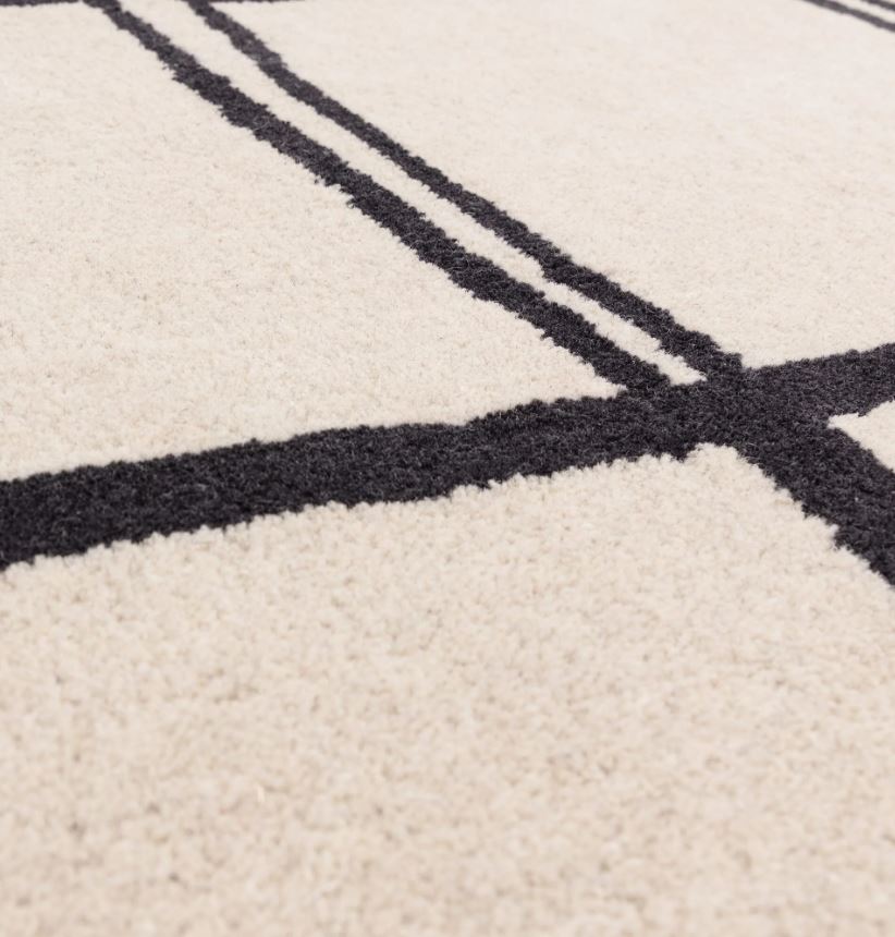 Albany Rug Grid Monochrome