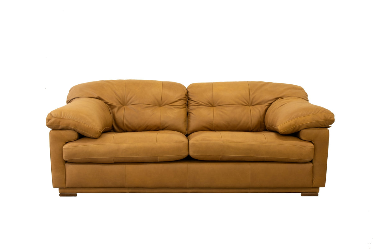 Bamburgh Leather 3 Seater Sofa