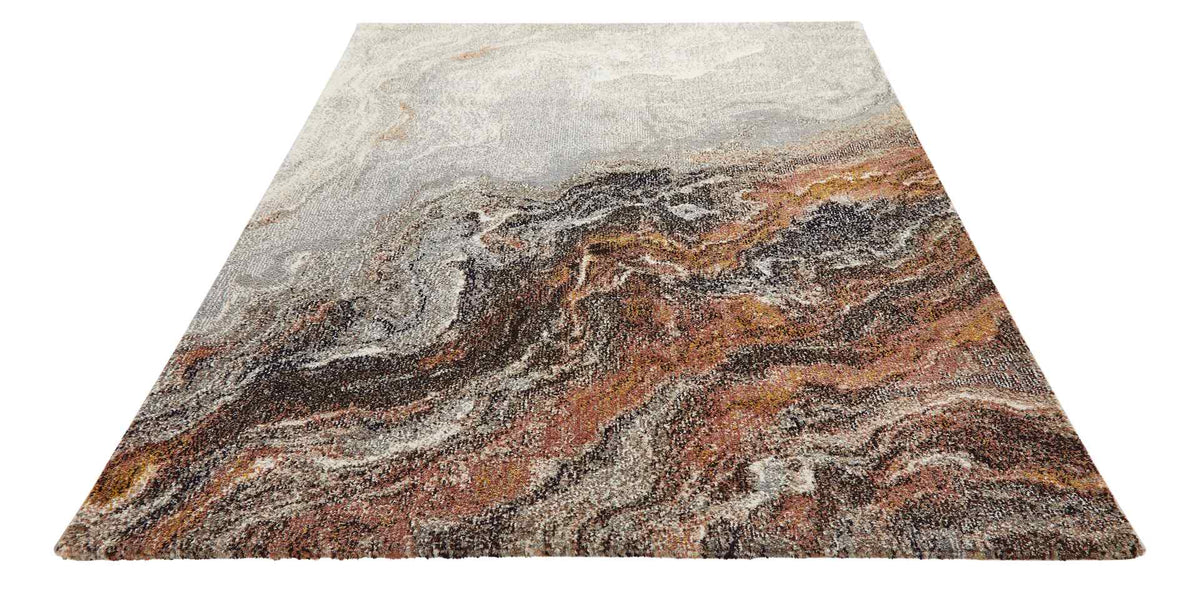 Concept Looms AMA101 Ivory Grey Taupe Rug
