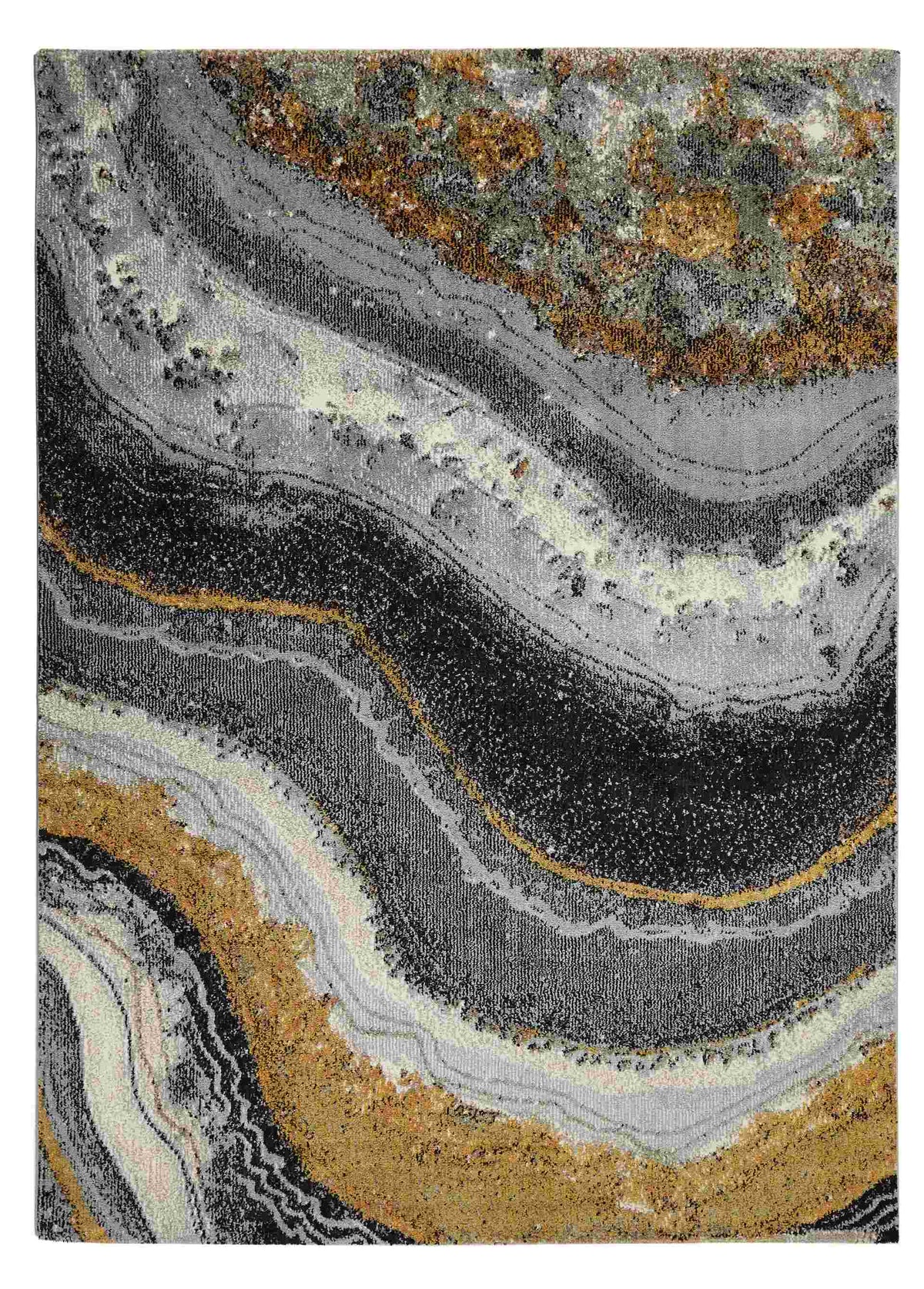 Concept Looms AMA103 Grey Blue Bronze Rug