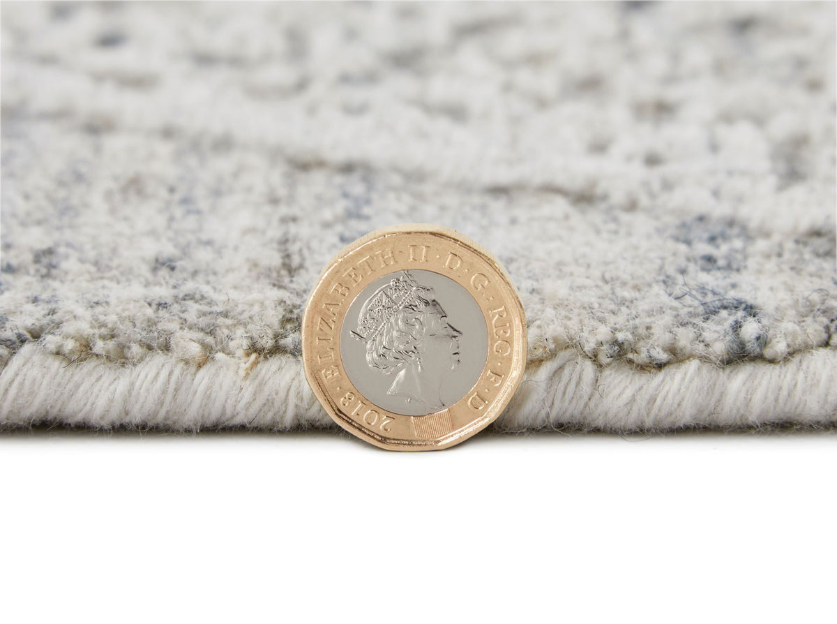 Concept Looms DU147 White/Light Blue Rug