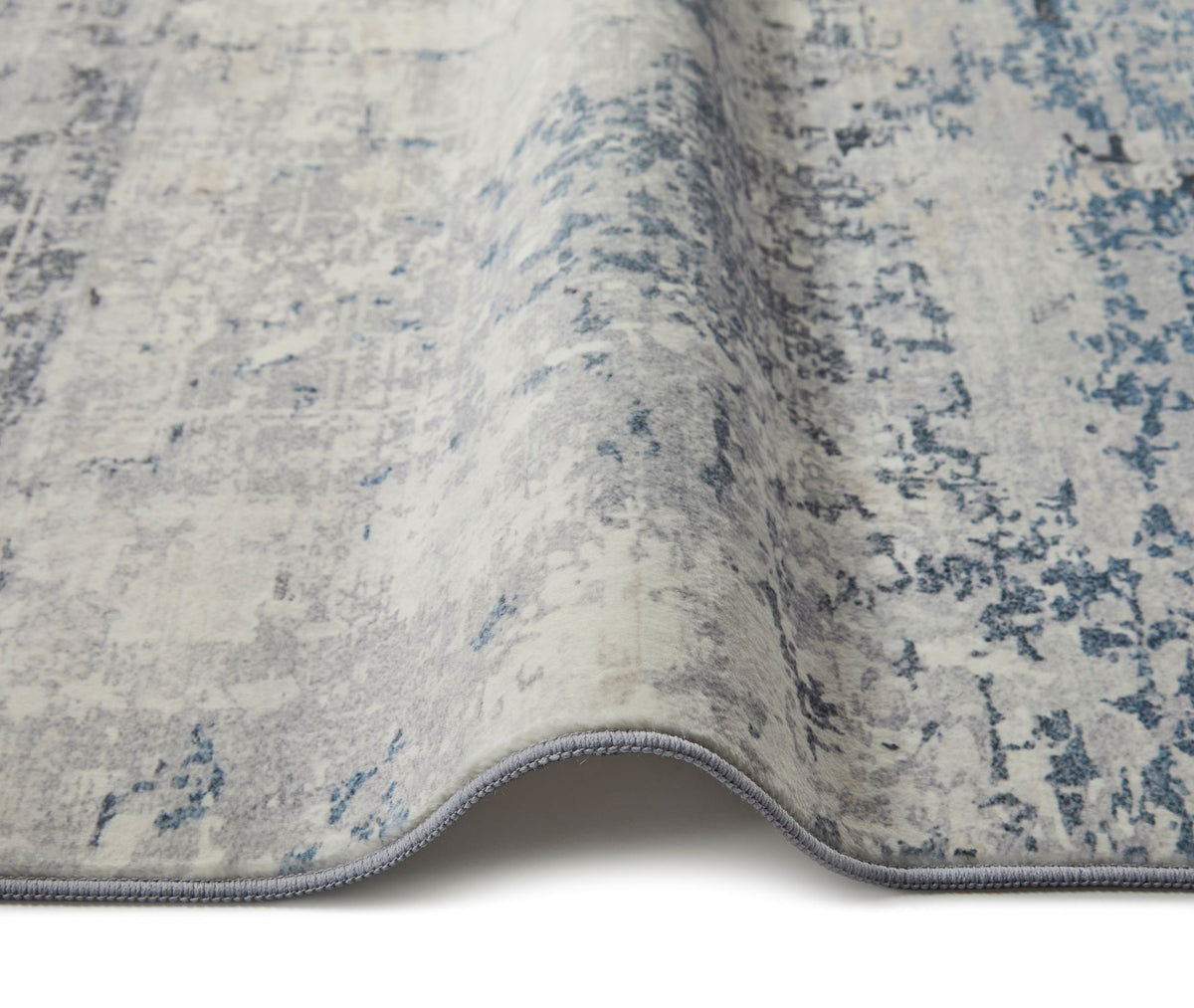 Concept Looms LUX07 Washable Rug Ivory Blue