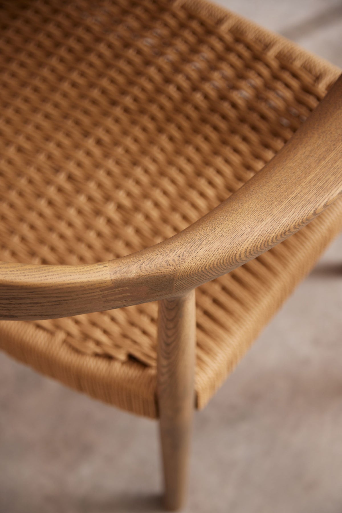 Hugo Chair with Natural Weave Rope