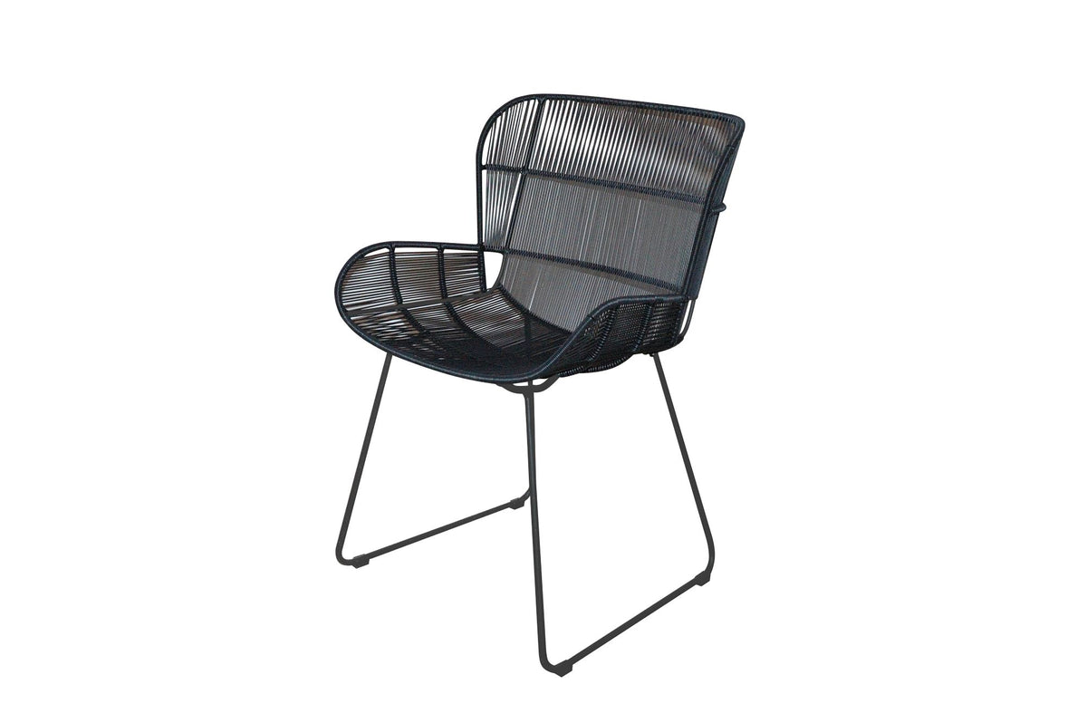 Kingsville Garden Dining Set Graphite 195cm