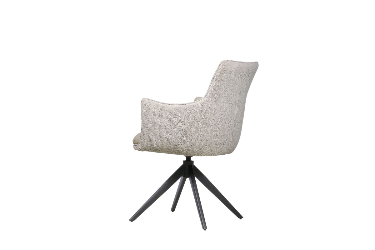 Norah Swivel Chair Beige
