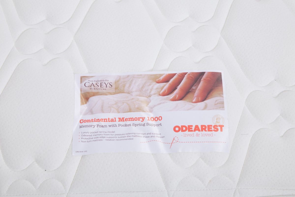 Odearest Caseys Continental Memory 5ft Mattress