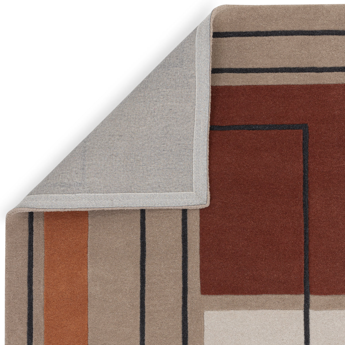 Reef Rug RF20 Outline Terracotta