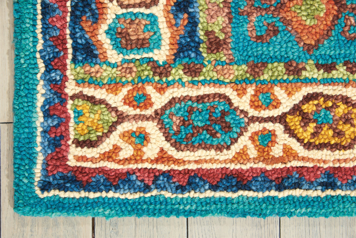 Vibrant VIB09 Teal Rug