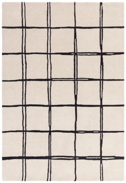Albany Rug Grid Monochrome