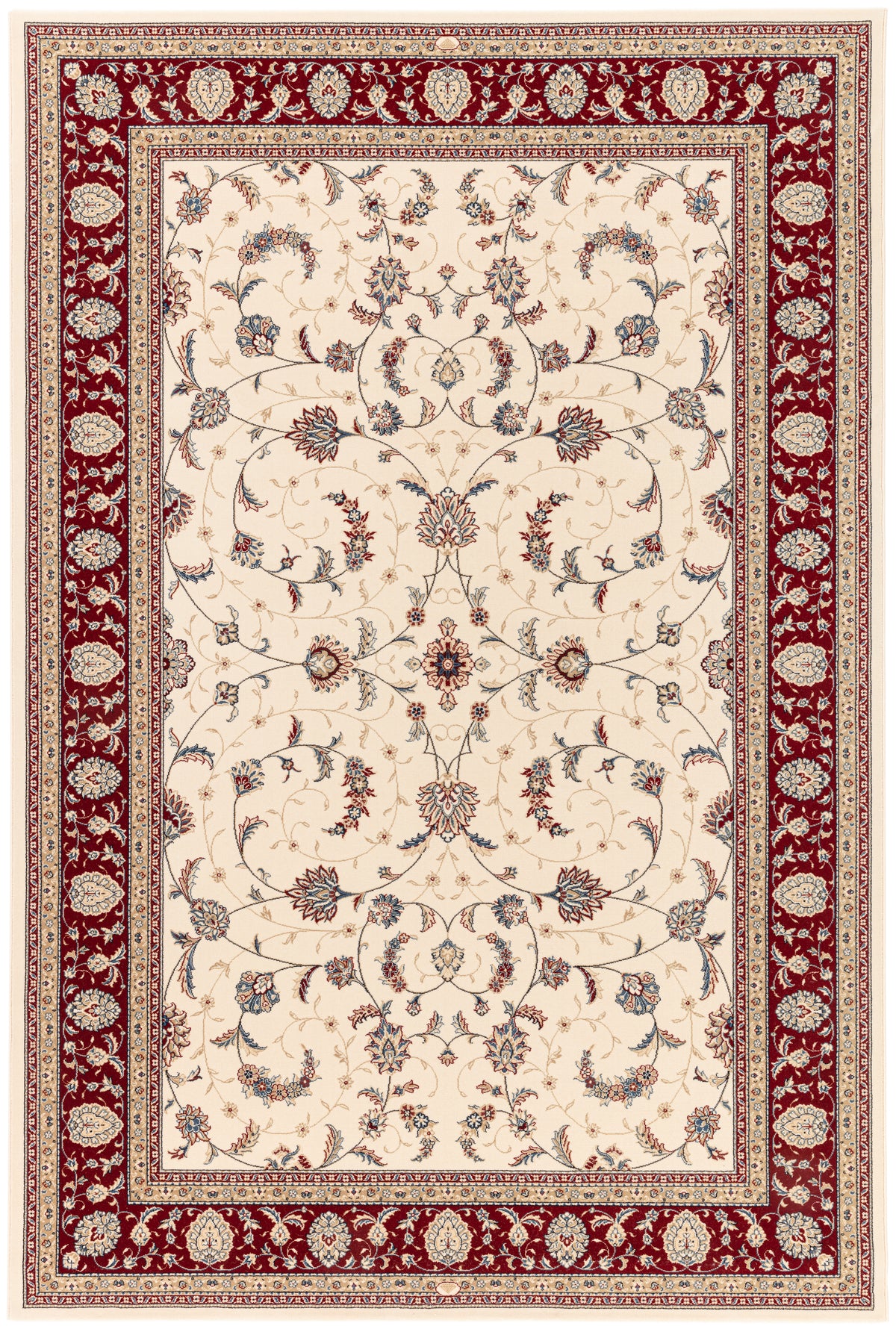 Ballyfin Cream Red Rug