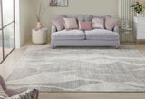 Concept Looms DU147 White/Light Blue Rug