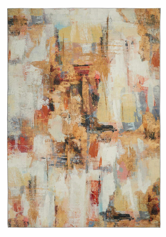 Concept Looms LUX03 Washable Rug Beige Multi