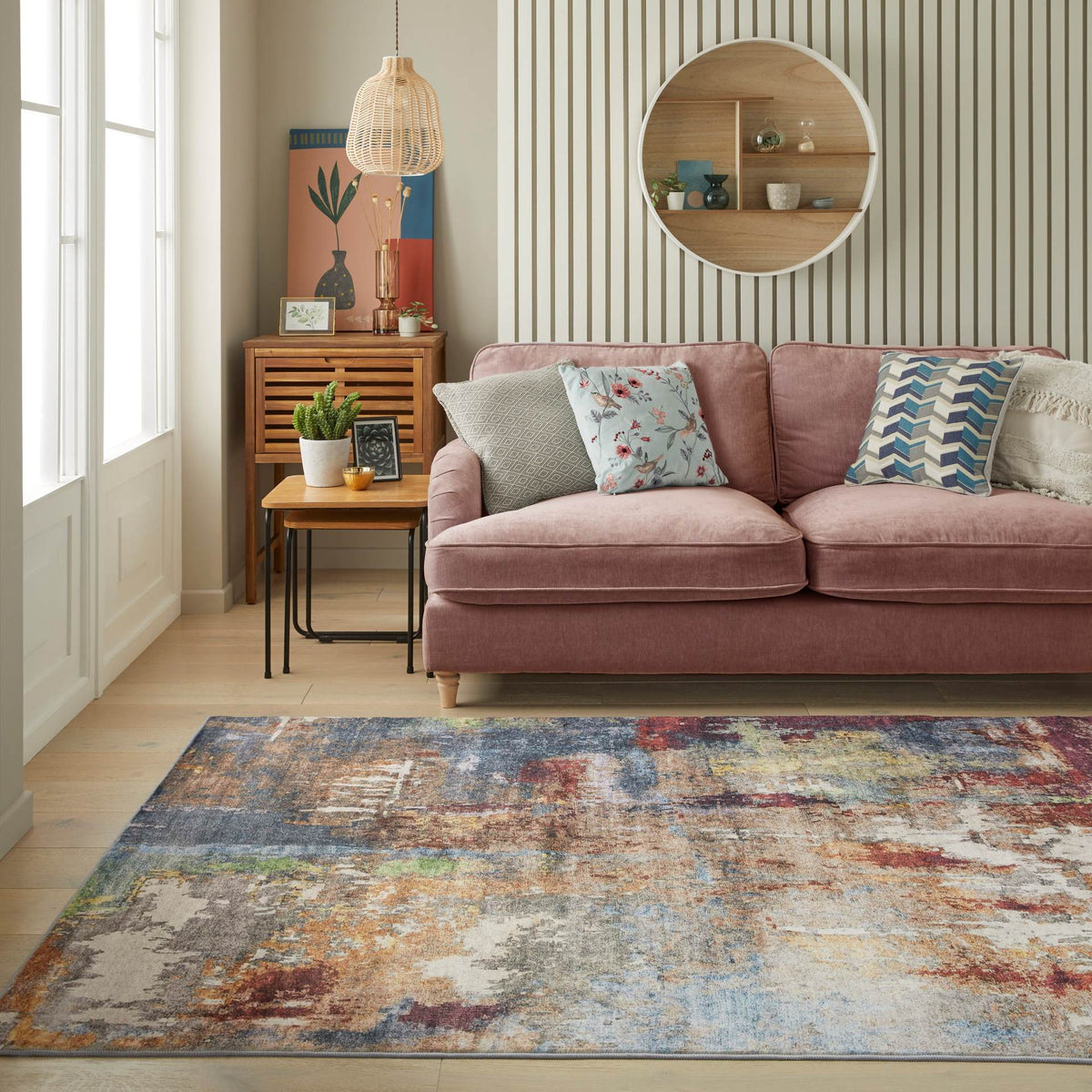 Concept Looms LUX05 Washable Rug Multicolour