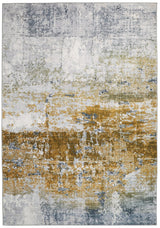 Concept Looms LUX09 Washable Rug Ivory Gold