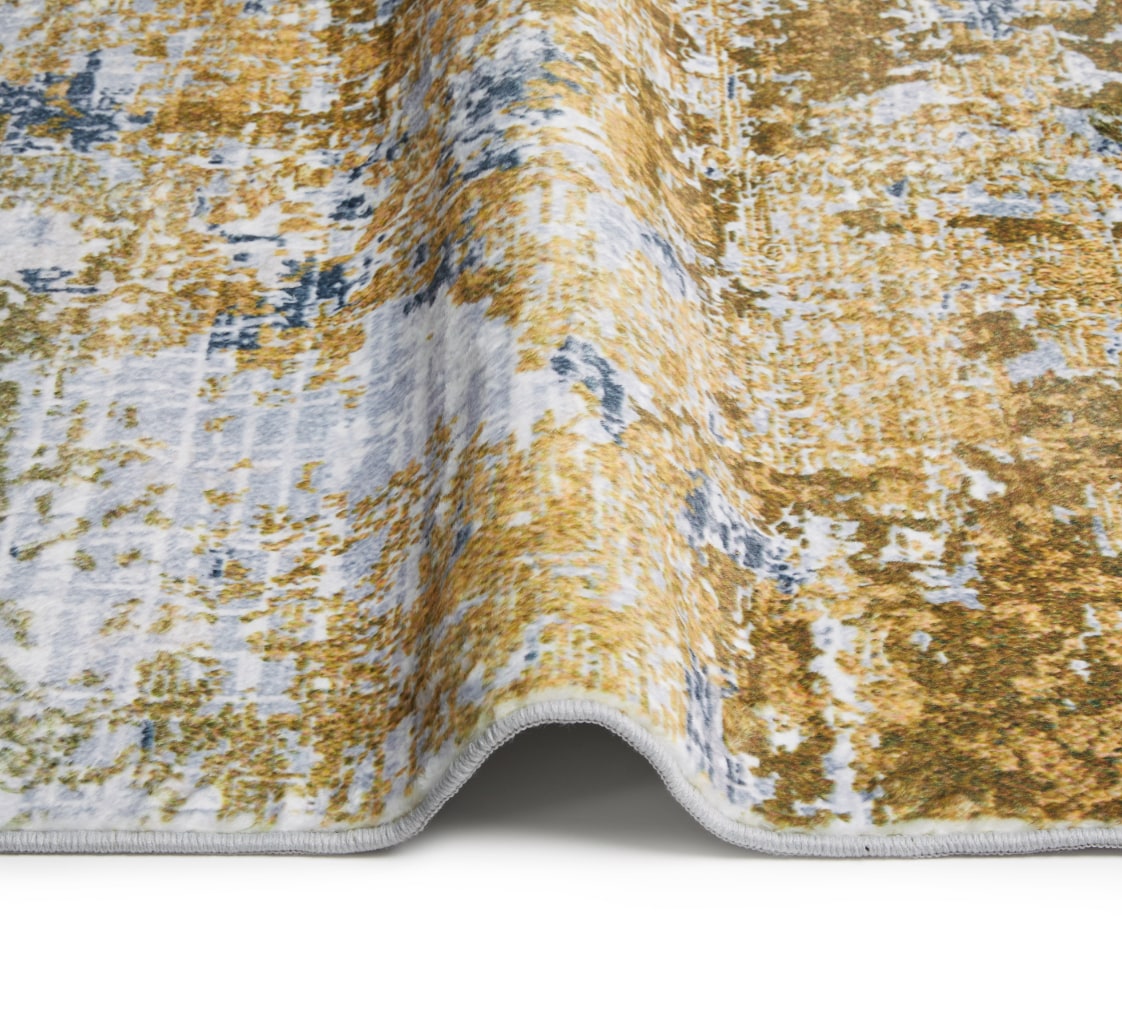 Concept Looms LUX09 Washable Rug Ivory Gold