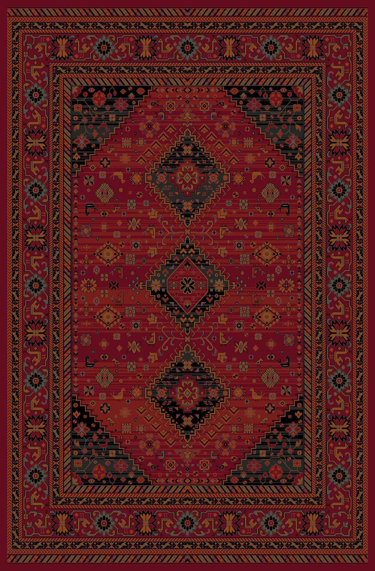 Kashqai Rug 4345 300