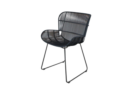 Kingsville Garden Dining Set Graphite 195cm