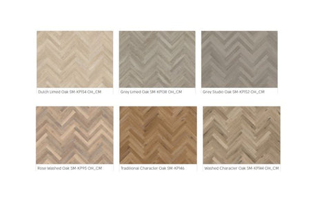Knight Tile Herringbone - Gluedown (45.7x7.6cm)