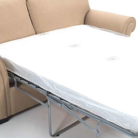 Lancaster 3 Seater Fabric Sofa Bed Beige