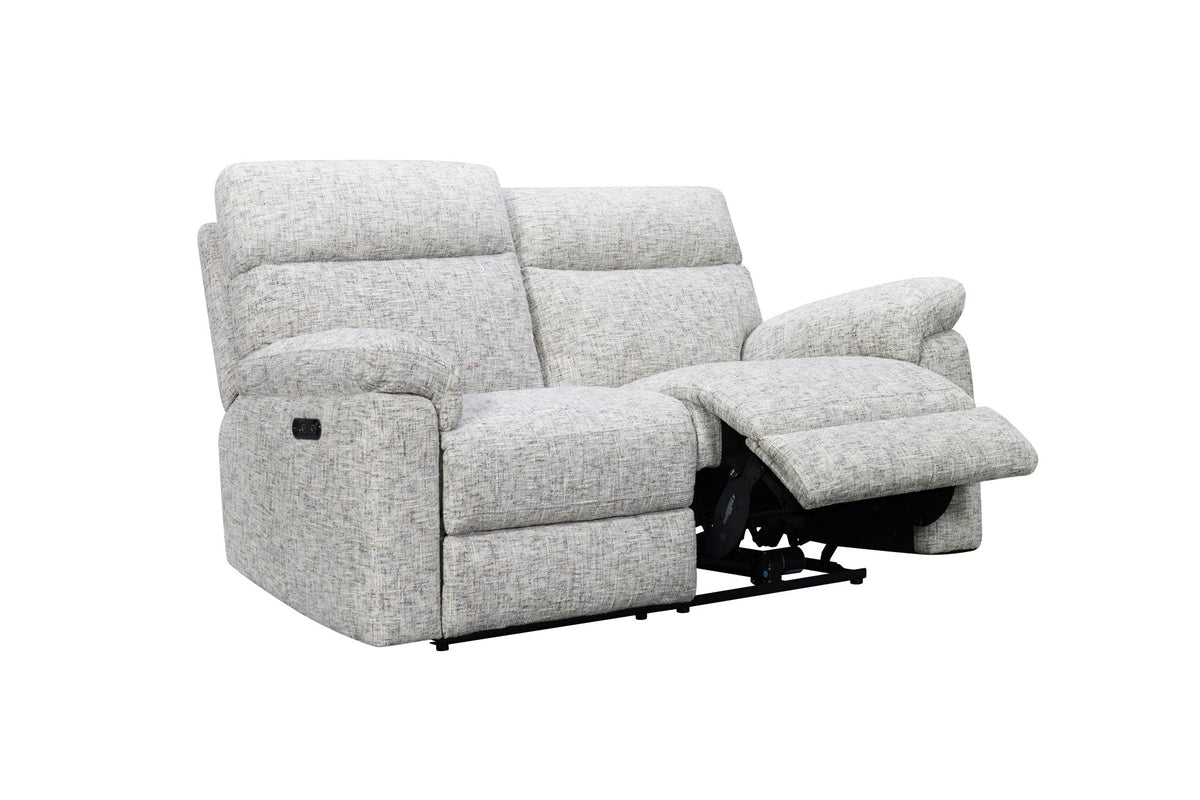 Lazzaro Power Recliner 2 Seater Sofa Odyssey Frost