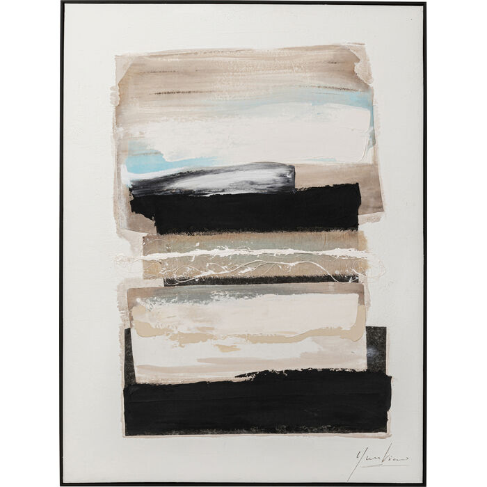 Lontano Beige Framed Picture