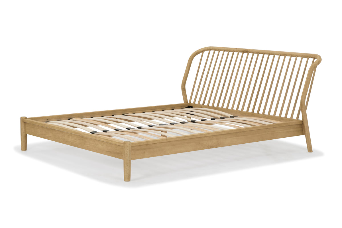 Malmo Natural Oak Bed Frame