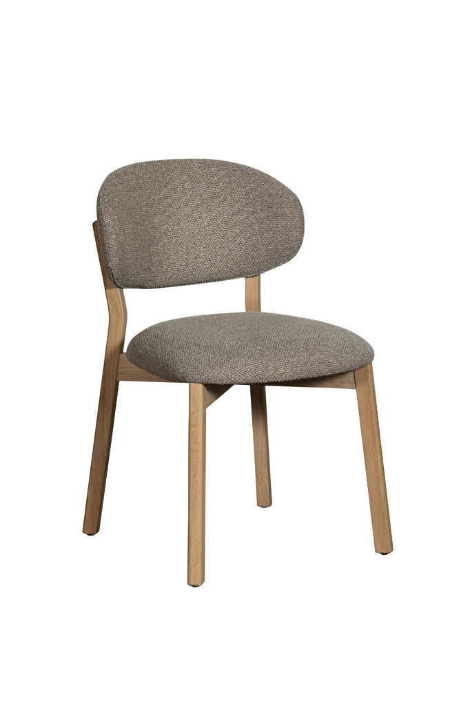 Malvito Grey Fabric Dining Chair