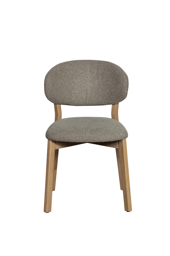Malvito Grey Fabric Dining Chair