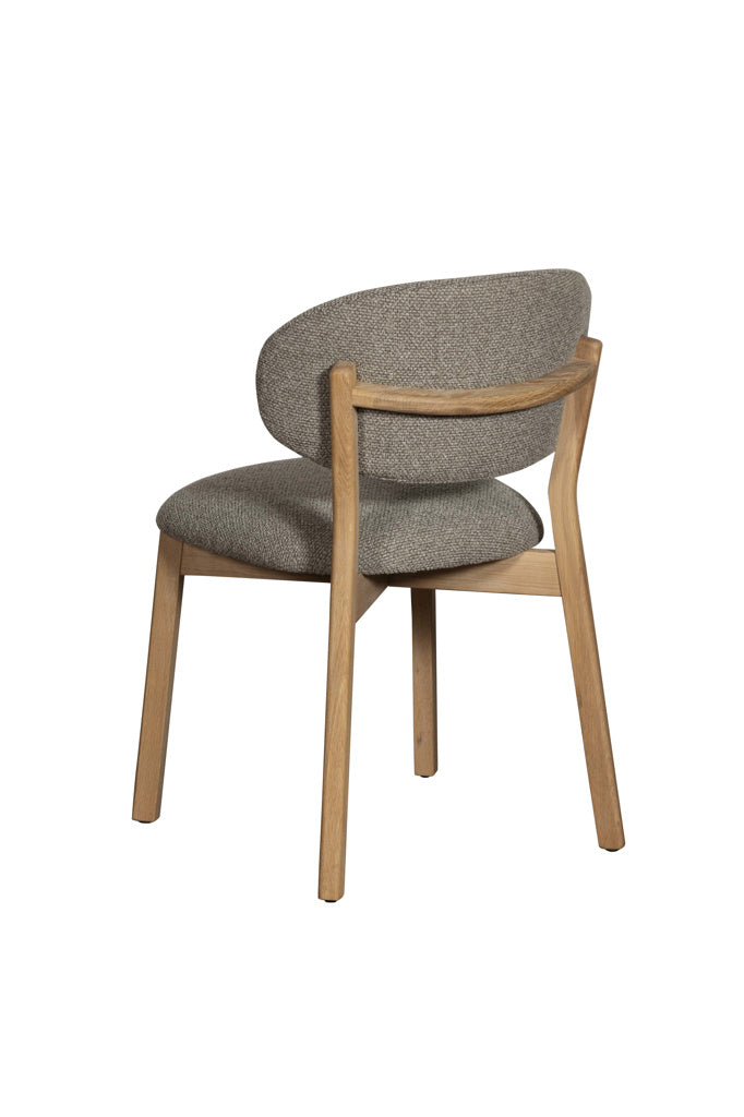 Malvito Grey Fabric Dining Chair