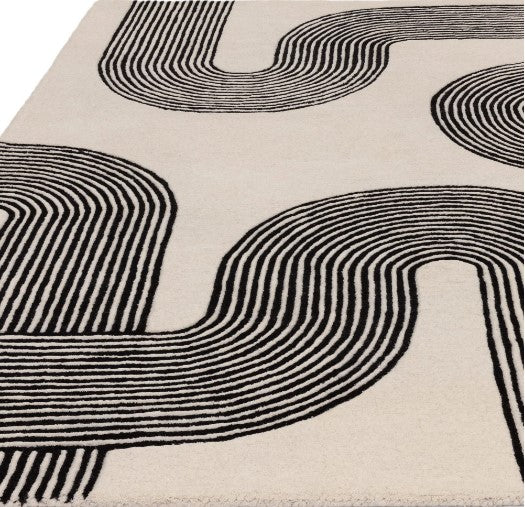 Matrix Arches Black Rug