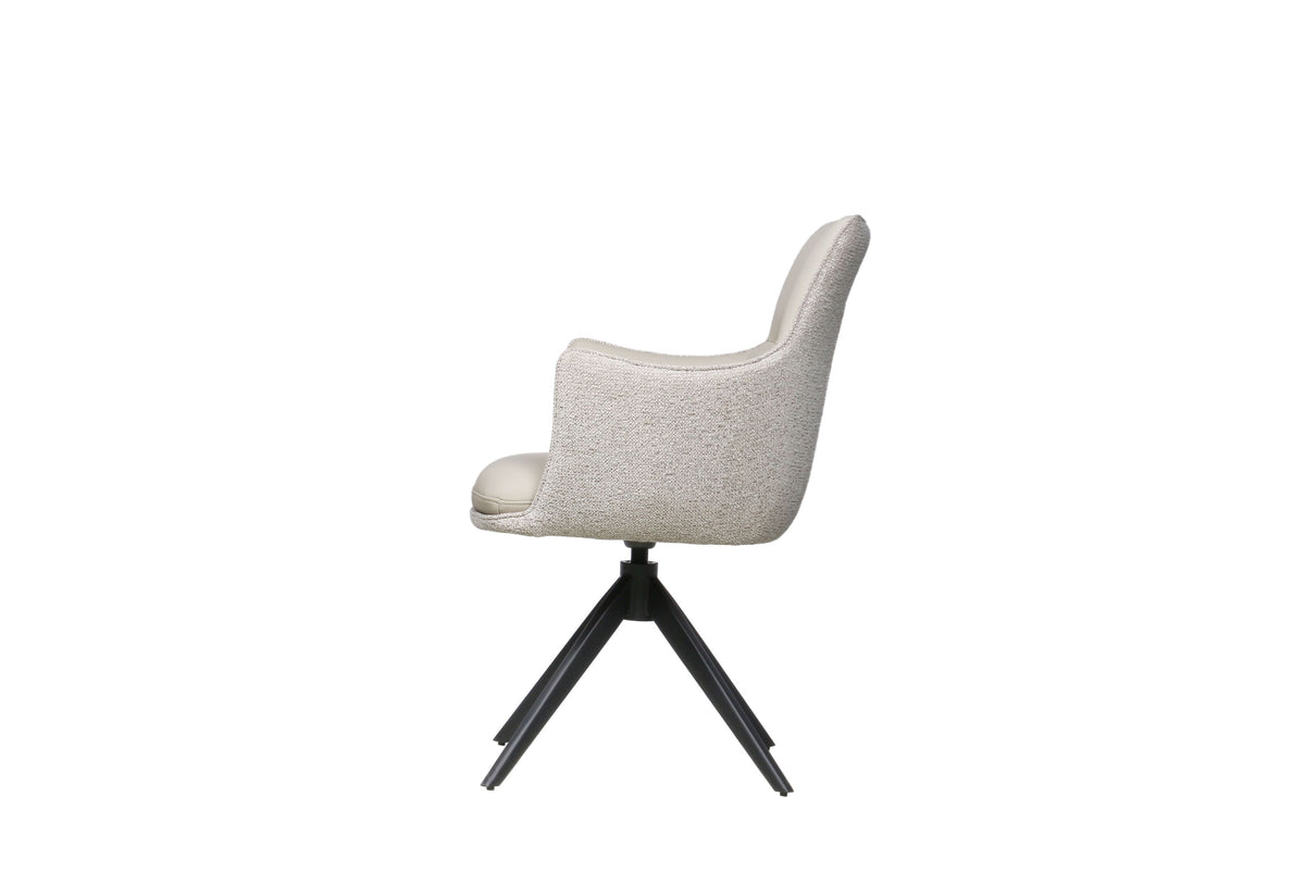 Norah Swivel Chair Beige