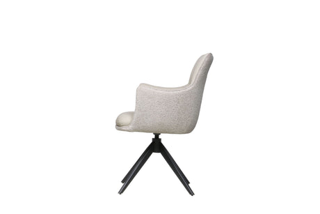 Norah Swivel Chair Beige