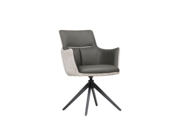 Norah Swivel Chair Dark Grey
