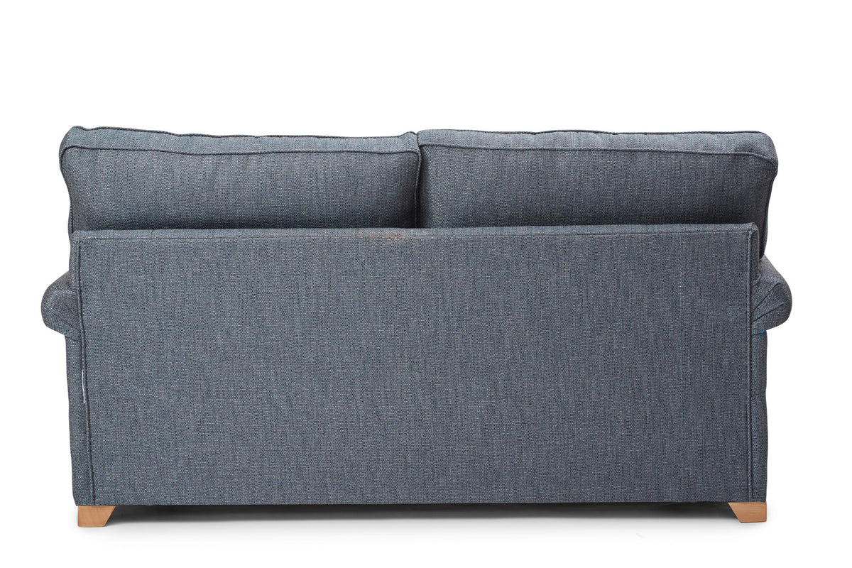 Poppy 3 Seater Fabric Sofa Bed Blue