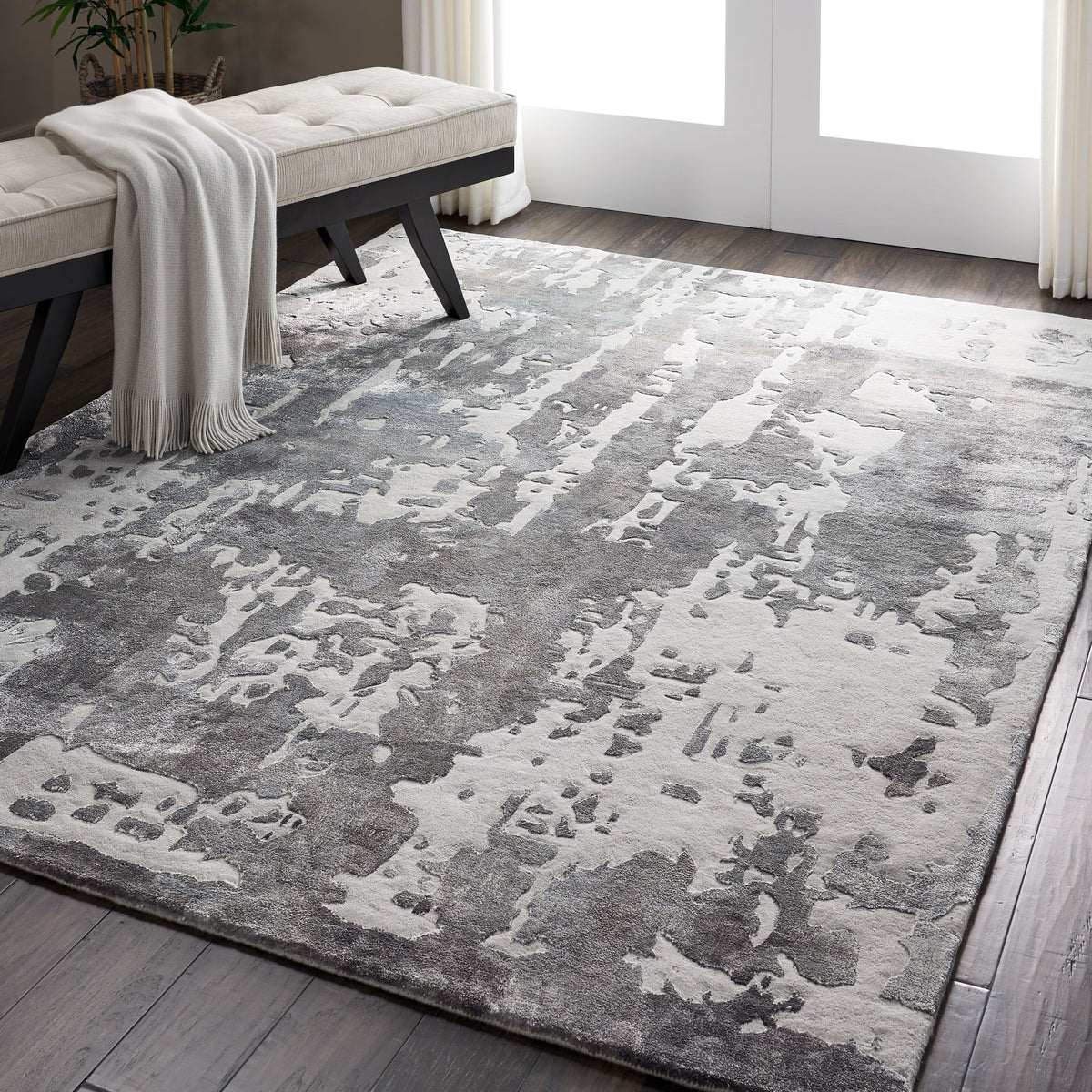Prismatic Rug PRS12 Silver Grey