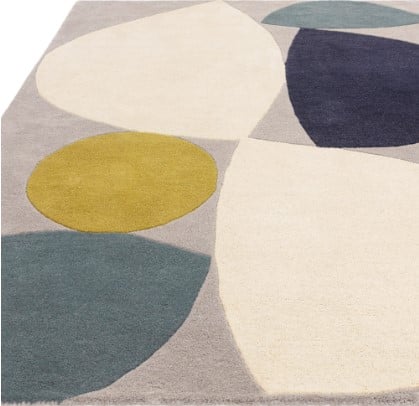 Reef Rug RF25 Mid Century Teal