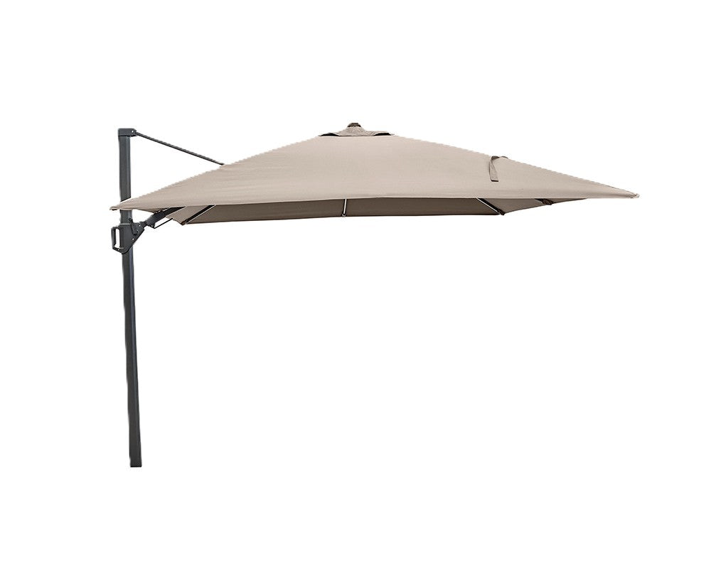 Taupe Glow Garden Parasol and Base