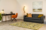Visconti 3 Seater Leather Sofa Bed Anthracite