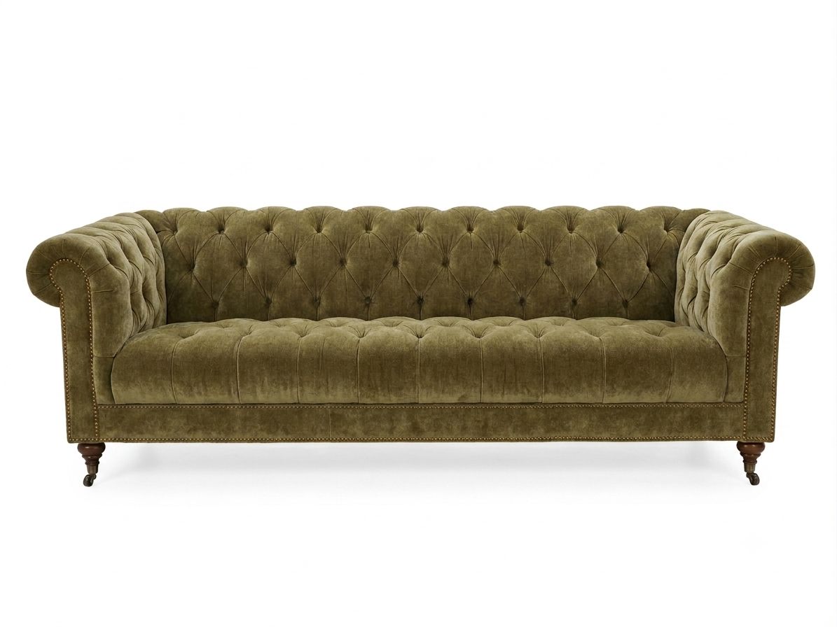 Webb & Barker 4 Seater Sofa Moss